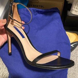 Stuart Weitzman Heel Sandals black